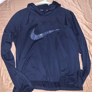 Blue Nike running long sleeve